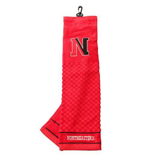 72410: Embroidered Golf Towel Northeastern